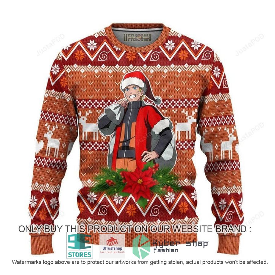 naruto santa claus ugly christmas sweater 1 53293