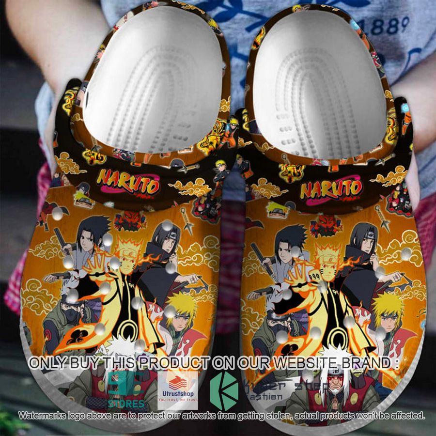 naruto sasuke itachi minato jiraiya crocs crocband shoes 1 41439
