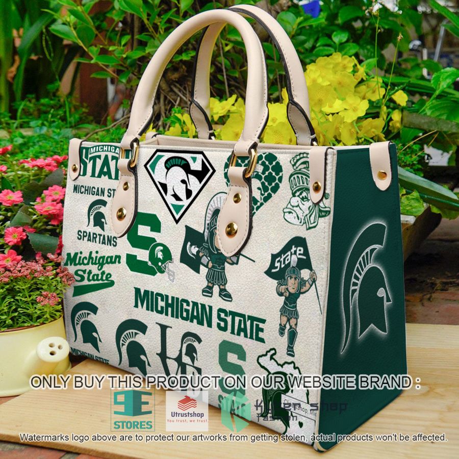 ncaa michigan state spartans leather bag 1 27892