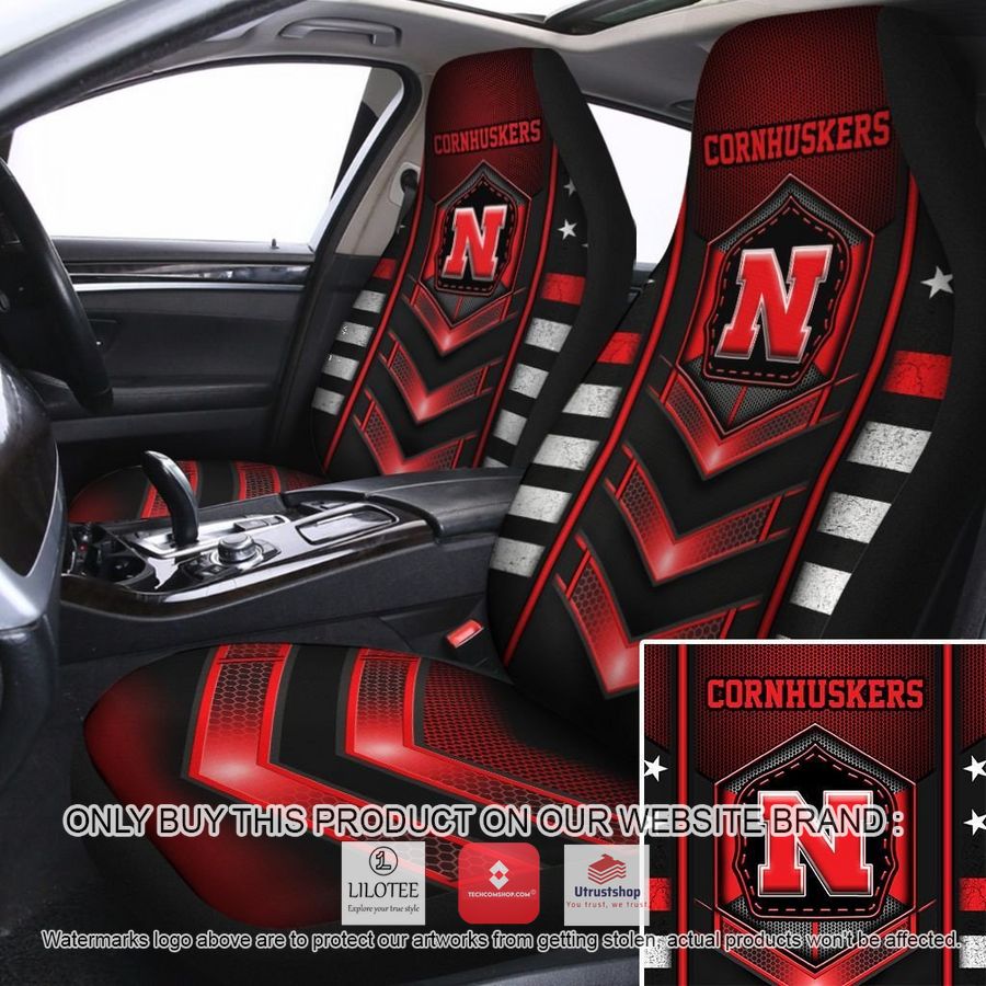 nebraska cornhuskers university of nebraska lincoln car seat covers 1 35778