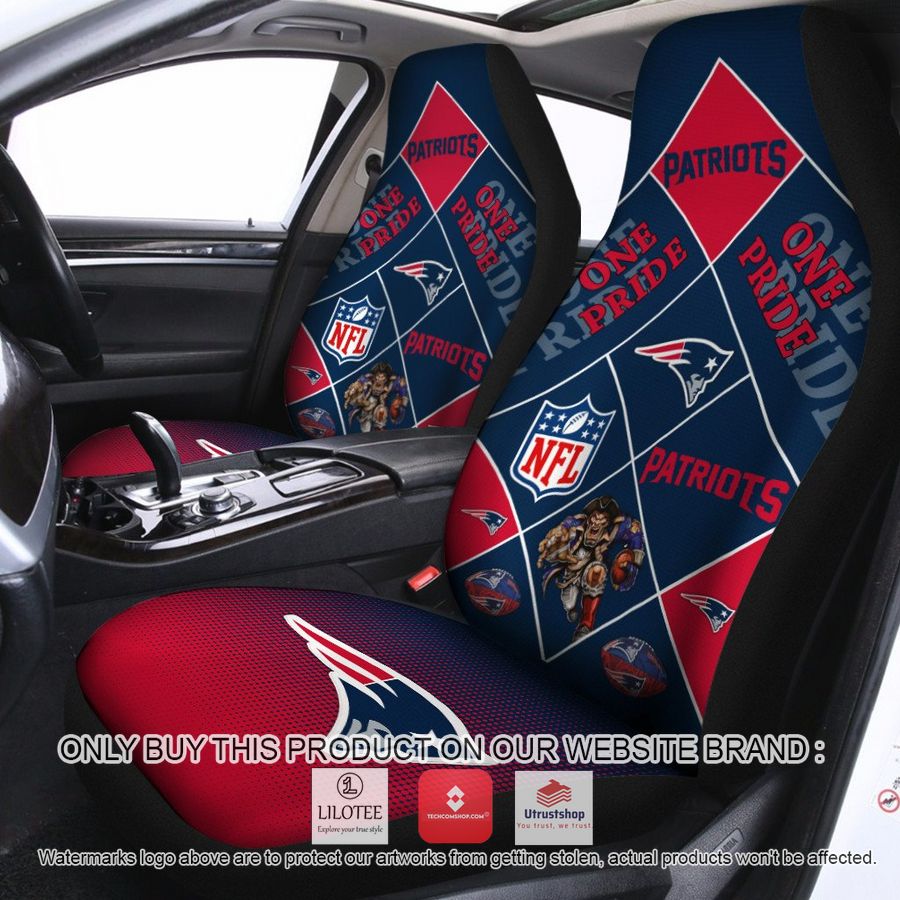 new england patriots one pride car seat covers 1 20025