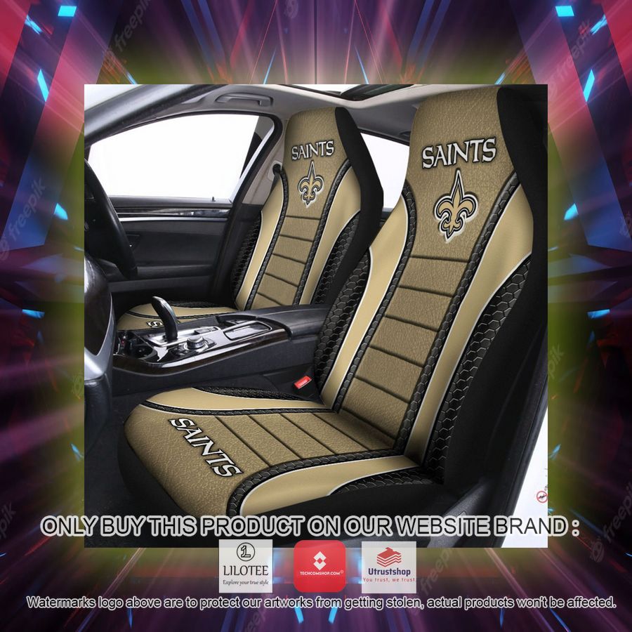 new orleans saints yellow car seat covers 2 56729