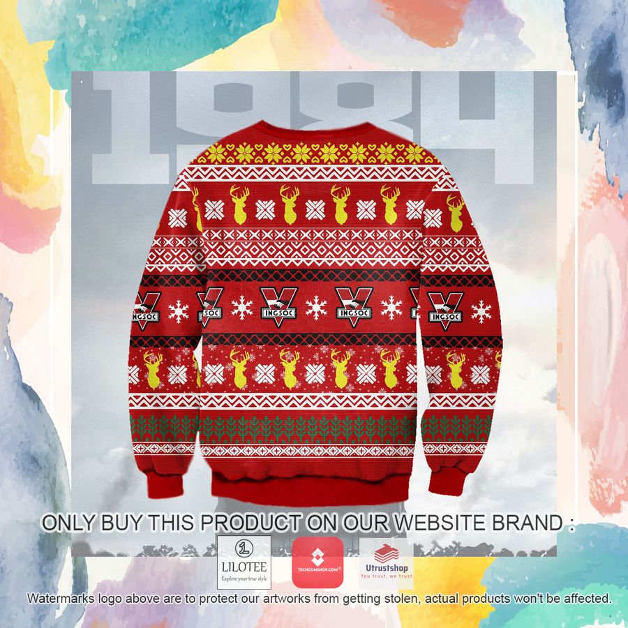 nineteen eighty four ugly christmas sweater sweatshirt 4 94070