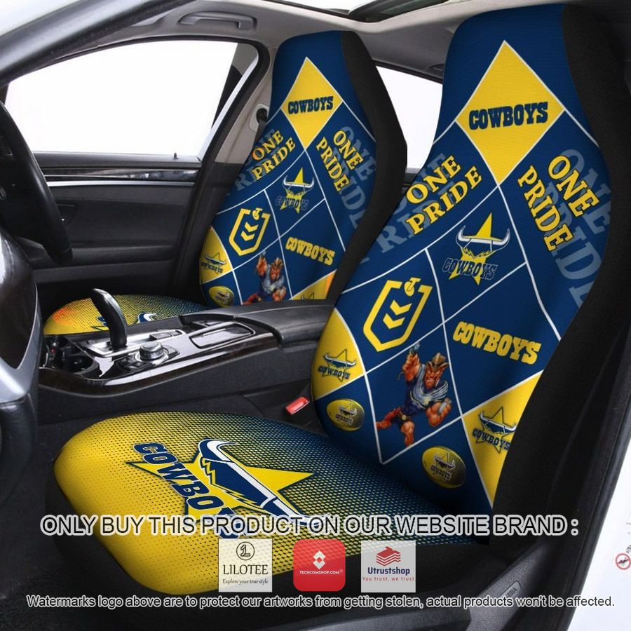 north queensland cowboys one pride car seat covers 1 689
