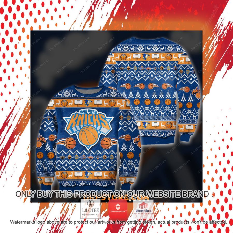 ny knicks ugly christmas sweater sweatshirt 10 1998