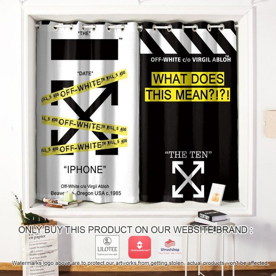 off white what does this mean windown curtain 1 45920