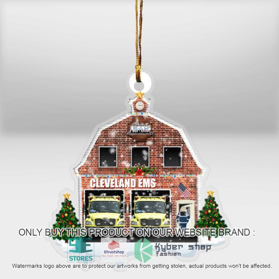 ohio cleveland ems station christmas ornament 1 2056