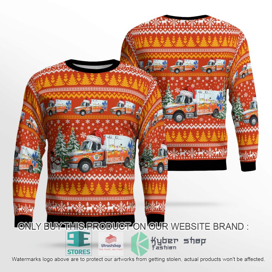 orange ems north carolina christmas sweater 1 14810