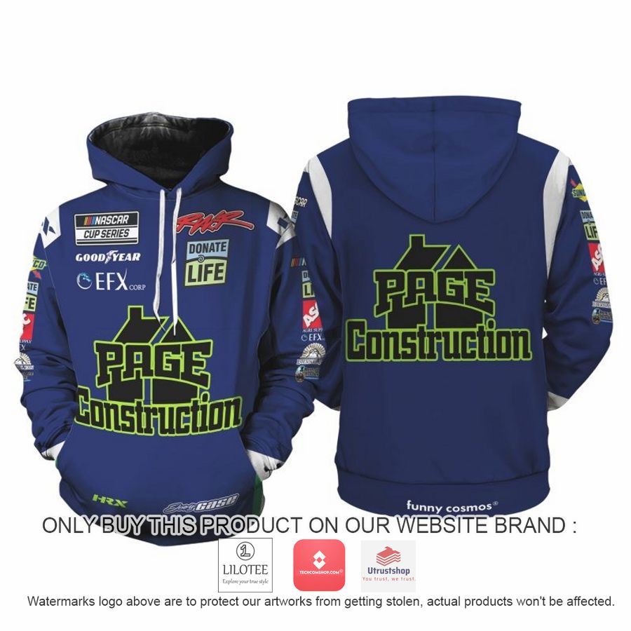 page construction joey gase racing 3d shirt hoodie 1 13695