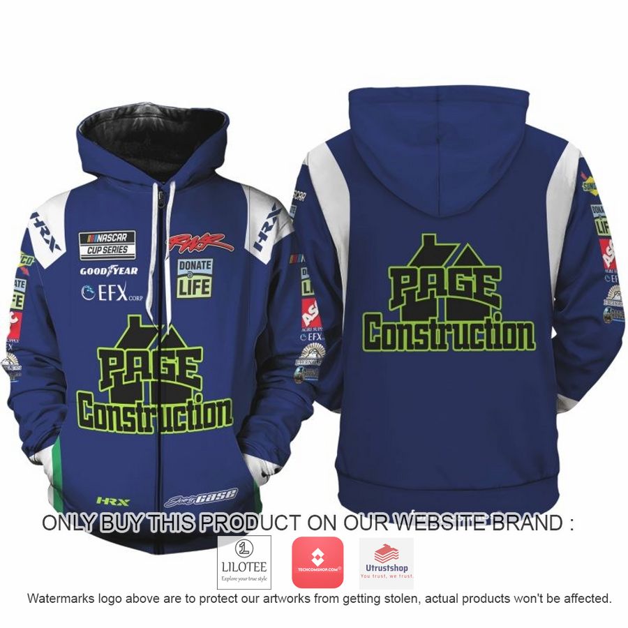 page construction joey gase racing 3d shirt hoodie 2 80257