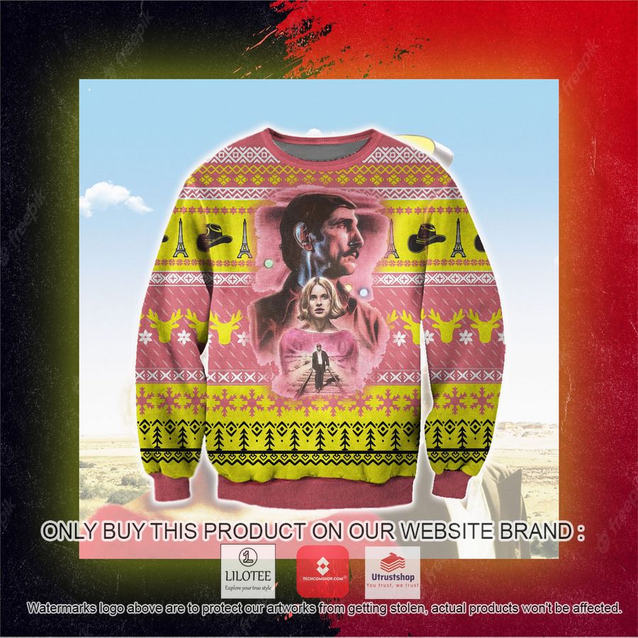paris texas characters ugly christmas sweater sweatshirt 5 95243