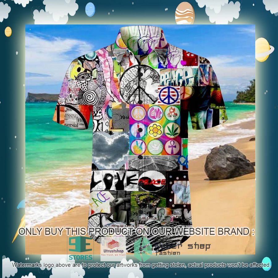 peace love revolution hawaiian shirt 2 11431