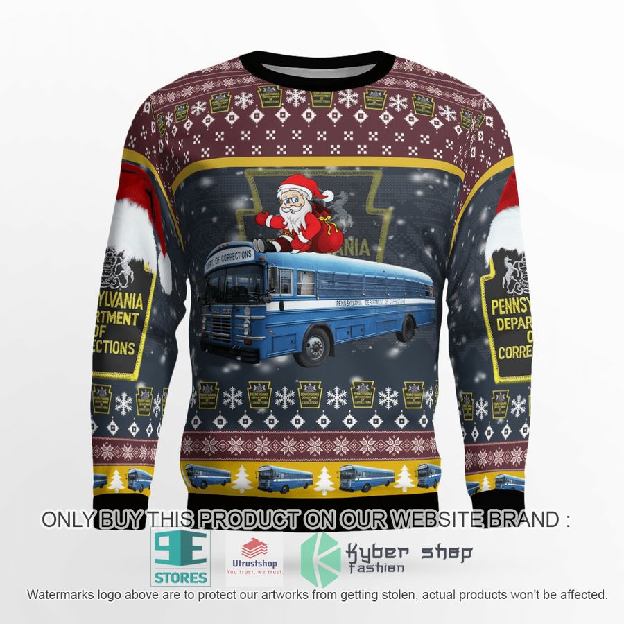 pennsylvania department of corrections christmas sweater 2 97713