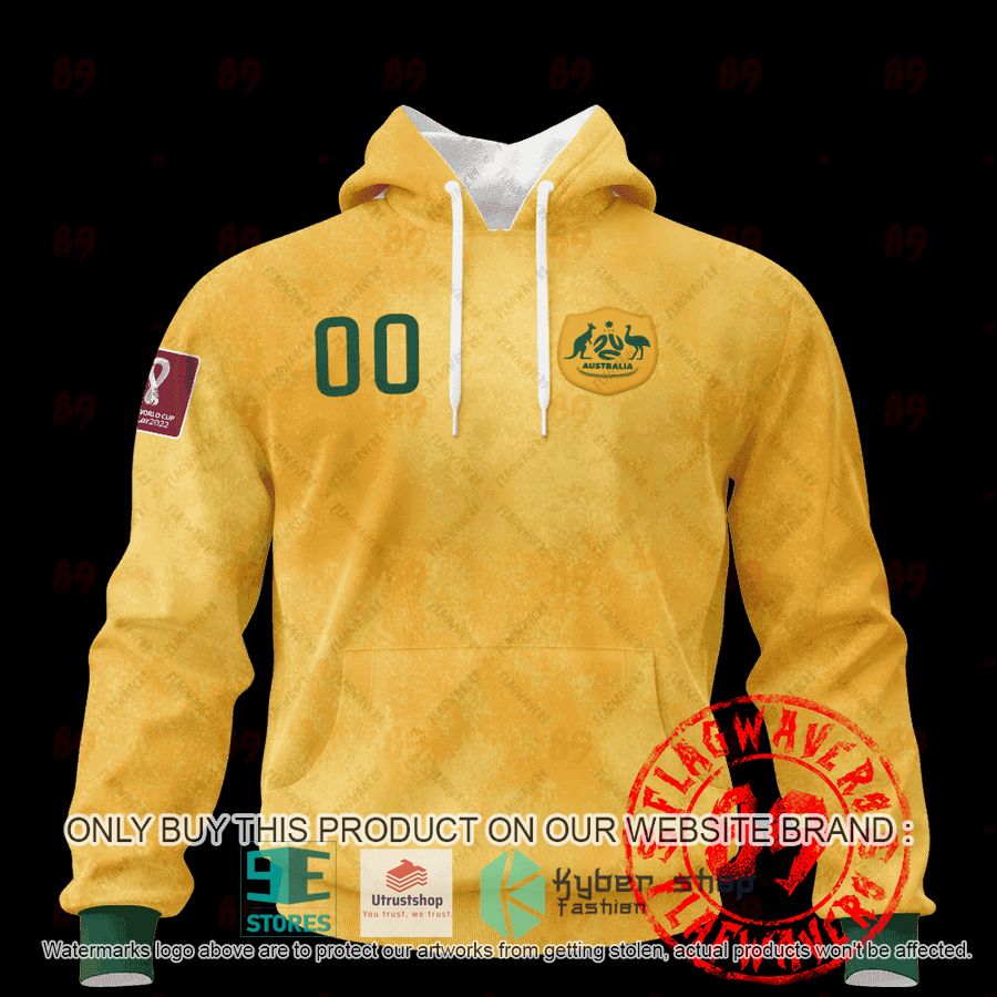 personalized australia home jersey world cup 2022 shirt hoodie 1 41703