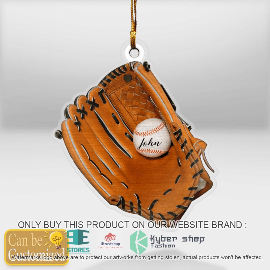 personalized baseball gloves christmas ornament 1 18392