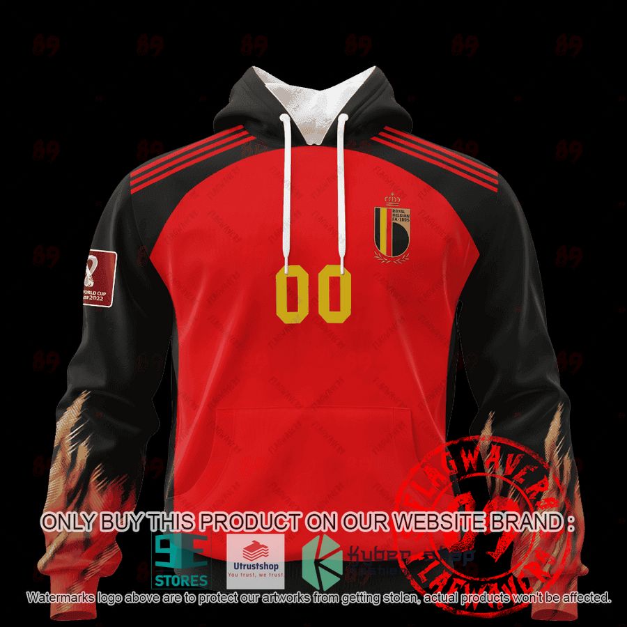 personalized belgium home jersey world cup 2022 shirt hoodie 1 82207