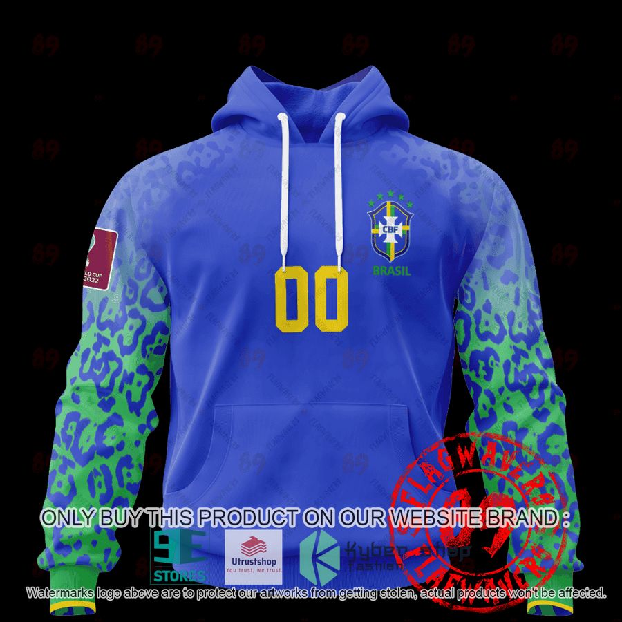 personalized brazil away jersey world cup 2022 blue shirt hoodie 1 35888