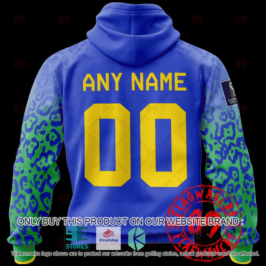 personalized brazil away jersey world cup 2022 blue shirt hoodie 2 61808