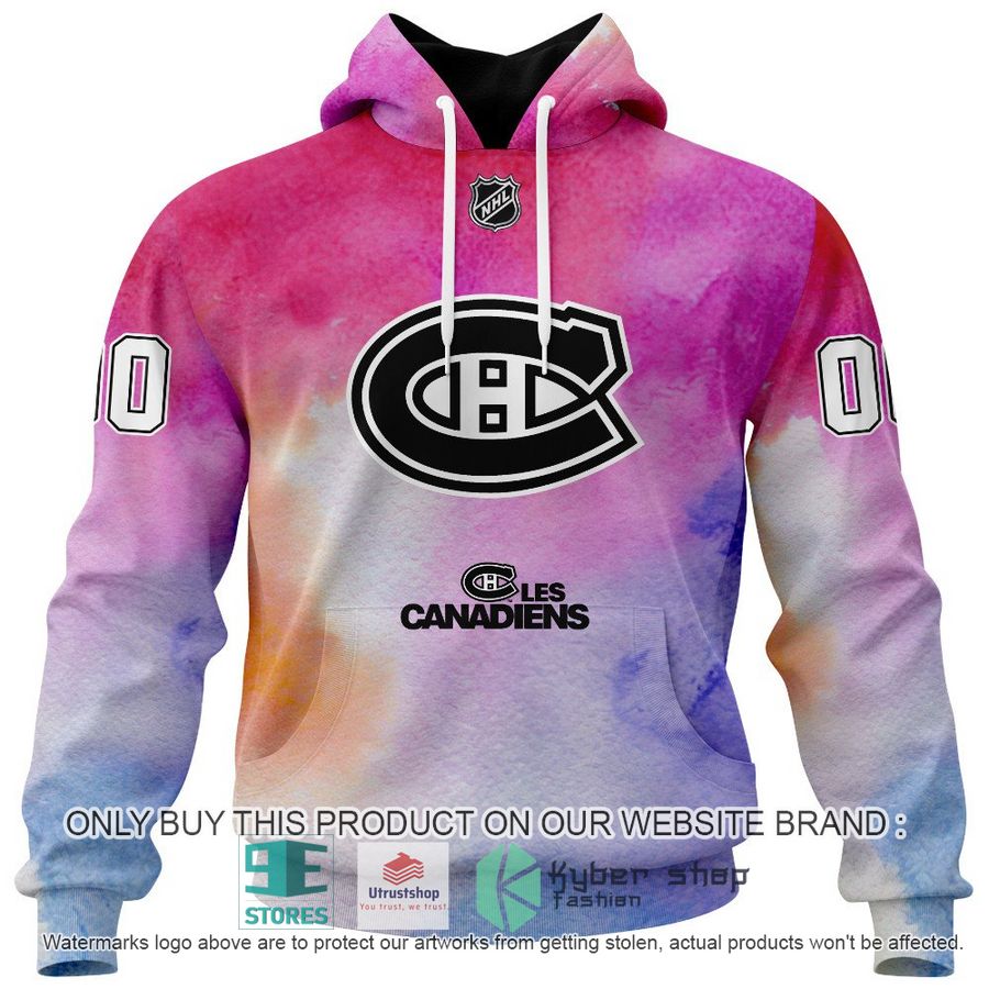 personalized breast cancer awareness nhl montreal canadiens montreal canadiens hoodie long pants 2 81845