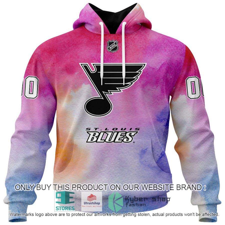 personalized breast cancer awareness nhl st louis blues hoodie long pants 2 4499