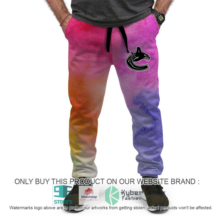 personalized breast cancer awareness nhl vancouver canucks hoodie long pants 4 39374