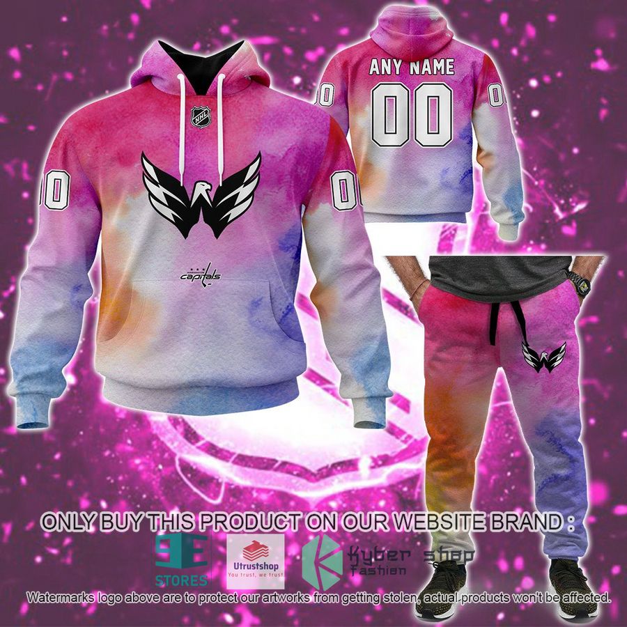 personalized breast cancer awareness nhl washington capitals hoodie long pants 1 80328