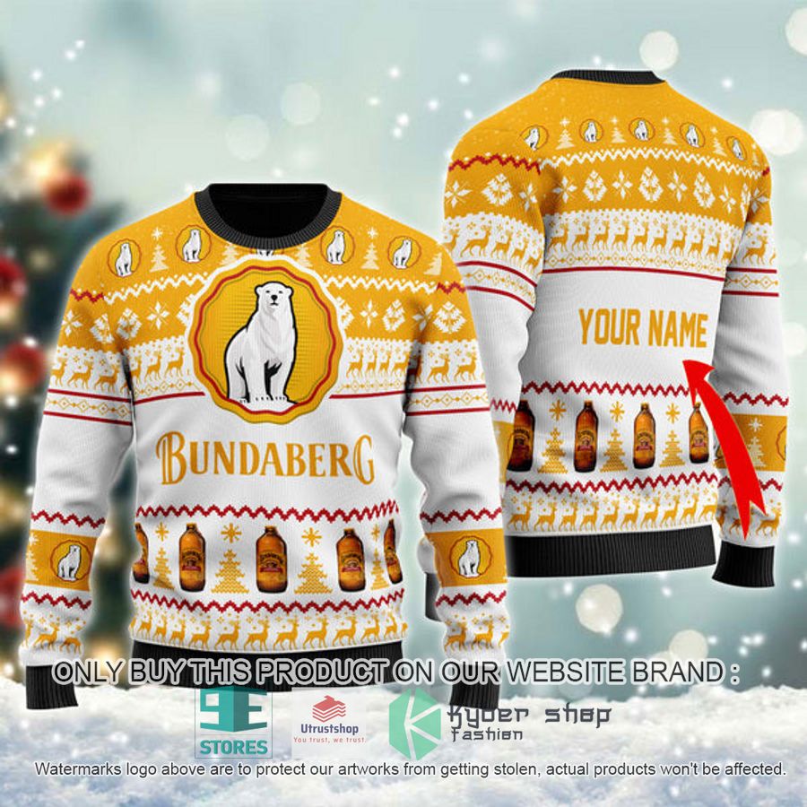 personalized bundaberg ugly christmas sweater 1 37929