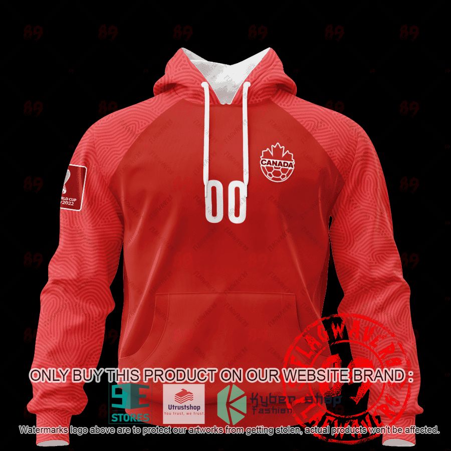 personalized canada home jersey world cup 2022 red shirt hoodie 1 65458