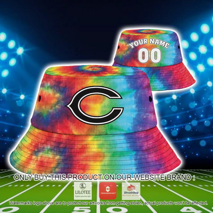 personalized chicago bears crucial catch b bucket hat cap 1 68657