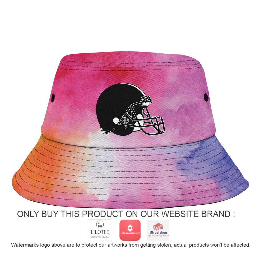 personalized cleveland browns crucial catch a bucket hat hat 2 89347