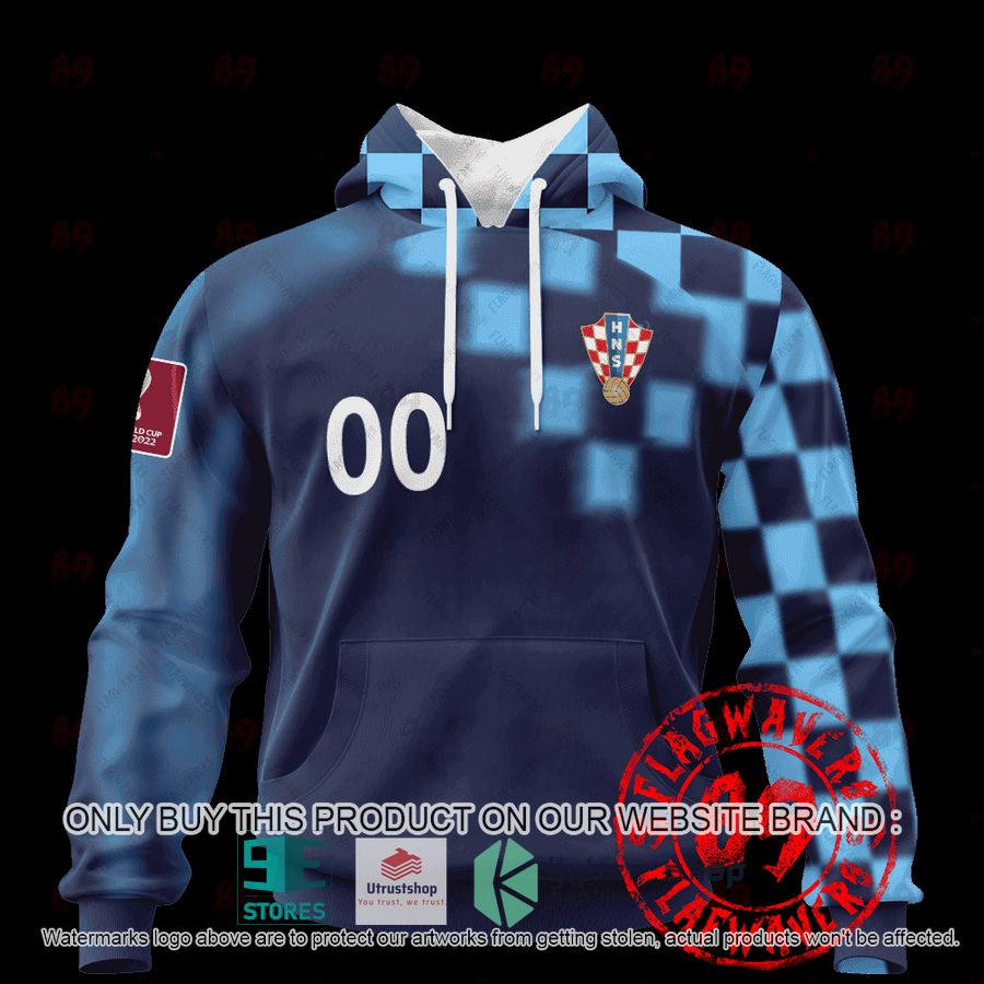 personalized croatia away jersey world cup 2022 shirt hoodie 1 55710