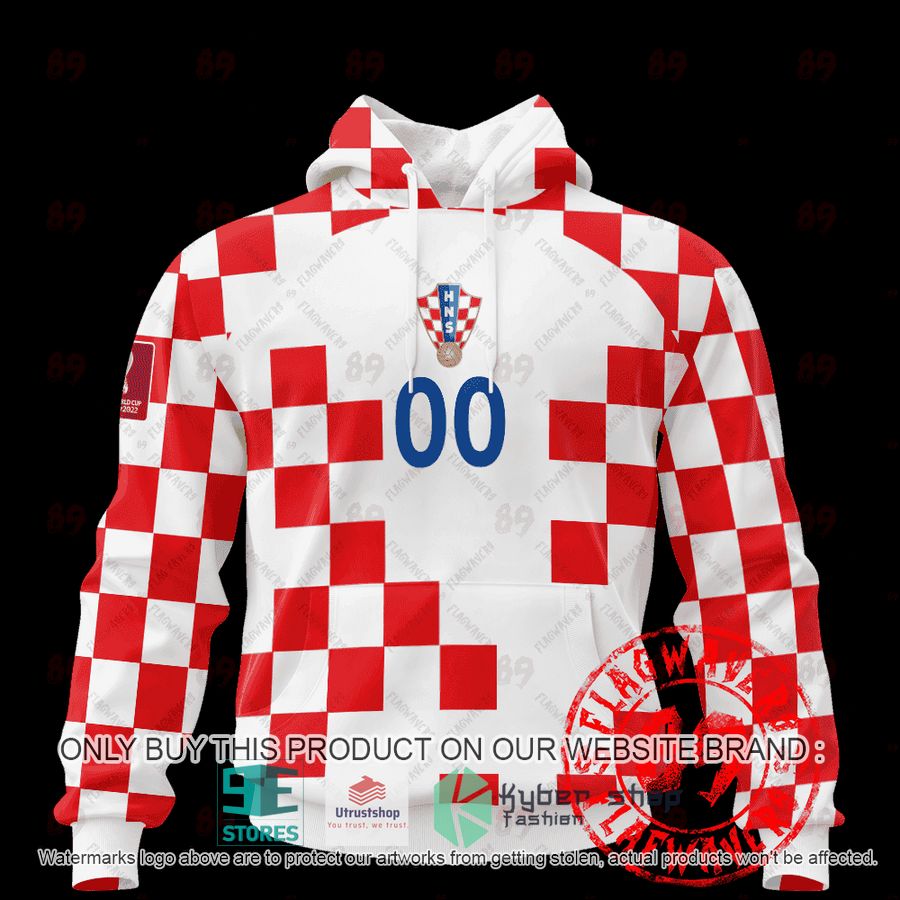 personalized croatia home jersey world cup 2022 shirt hoodie 1 15567