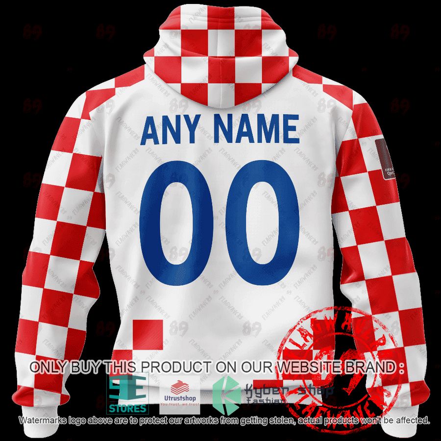 personalized croatia home jersey world cup 2022 shirt hoodie 2 10103