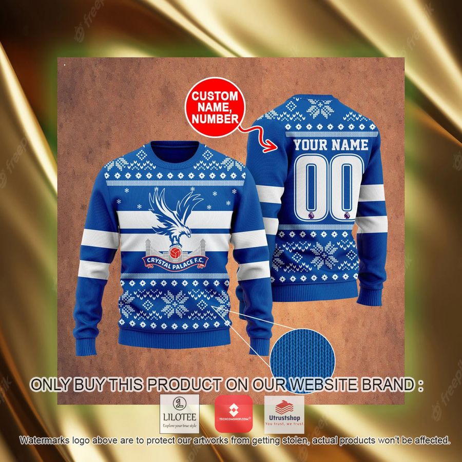 personalized crystal palace ugly christmas sweater 4 73579