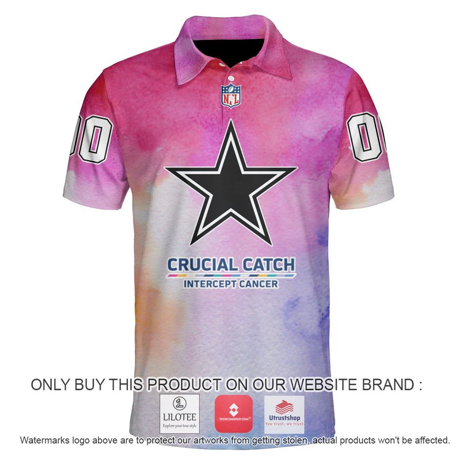 personalized dallas cowboys crucial catch polo shirt 1 69166