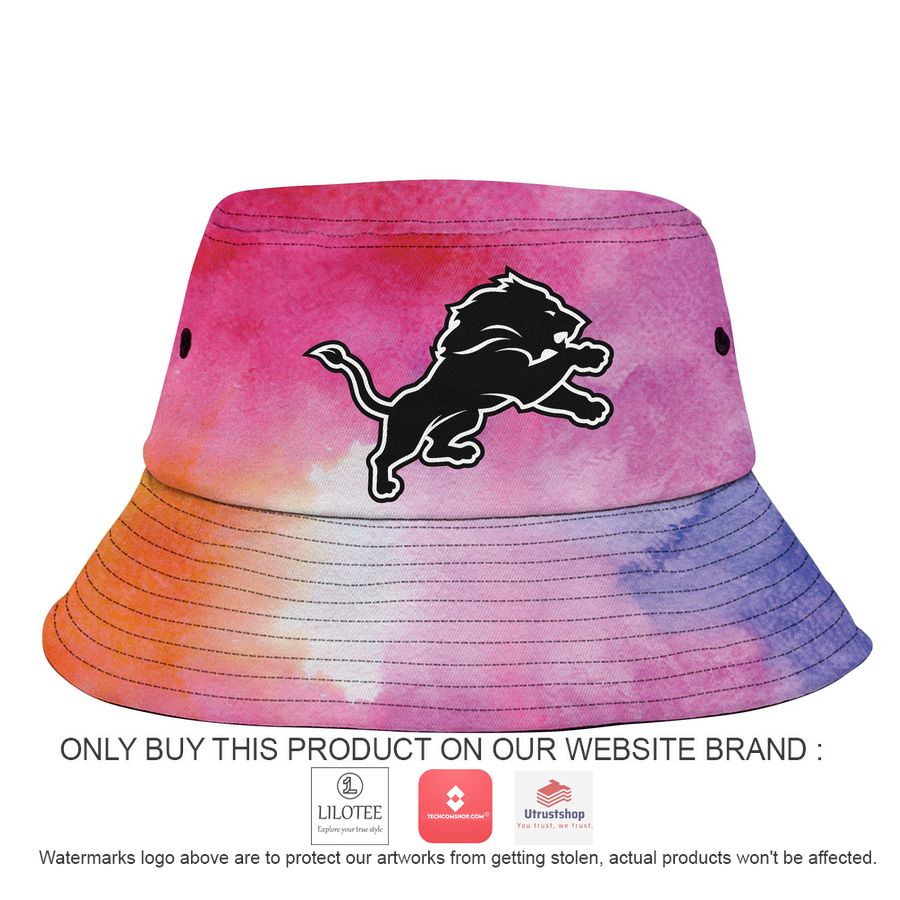 personalized detroit lions crucial catch a bucket hat hat 2 5163