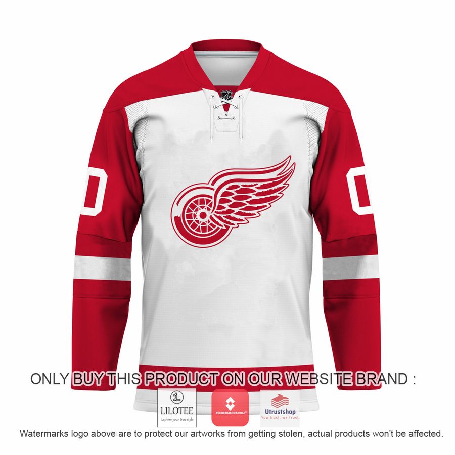 personalized detroit red wings nhl hockey jersey 2 43389