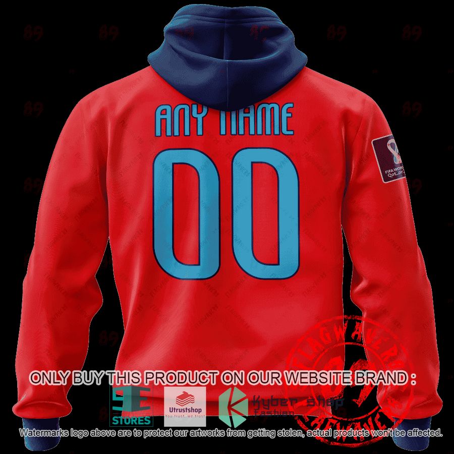 personalized england away jersey world cup 2022 red shirt hoodie 2 77961