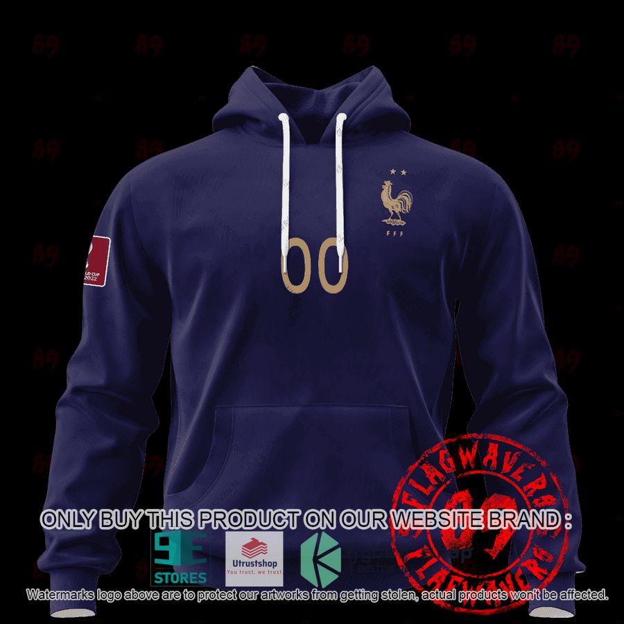 personalized france home jersey world cup 2022 shirt hoodie 1 65256