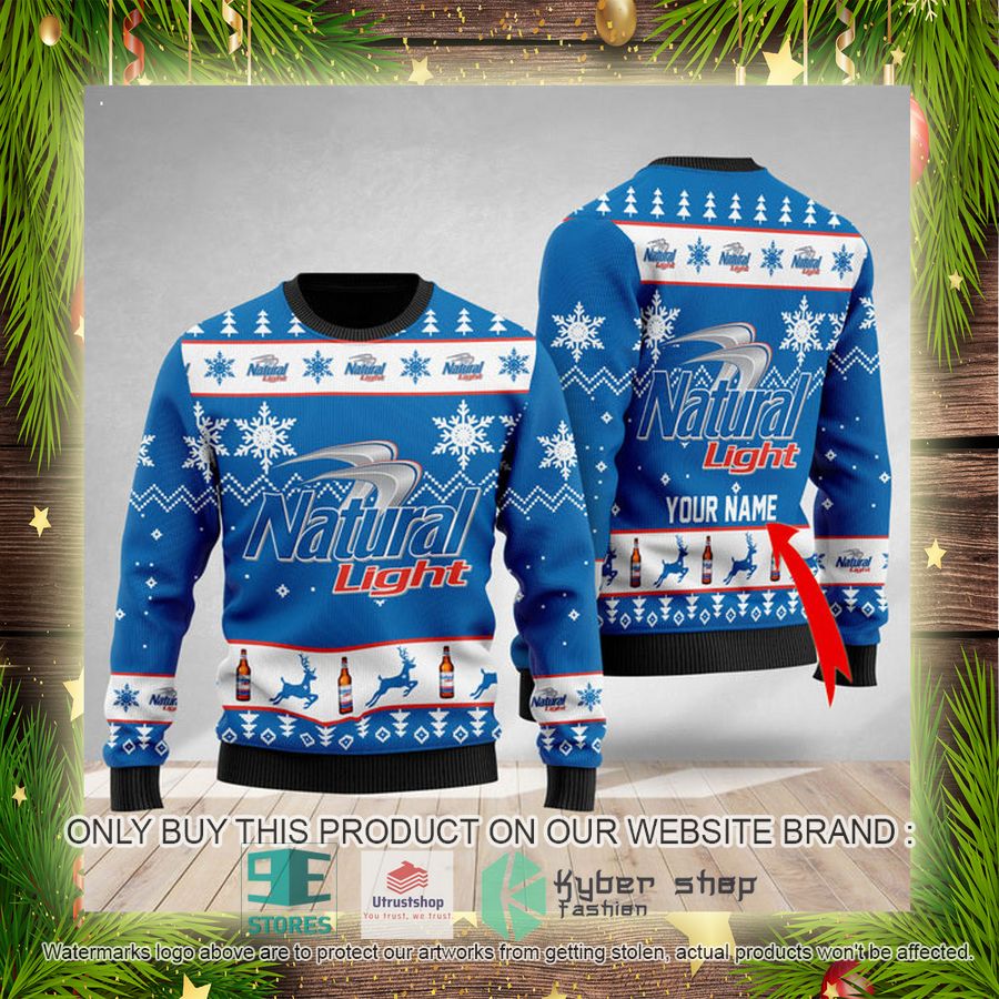 personalized funny natural light ugly christmas sweater 4 53360