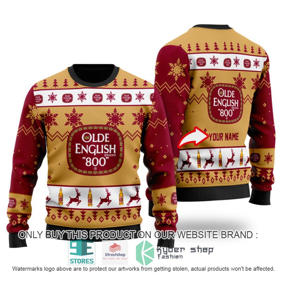 personalized funny olde english 800 ugly christmas sweater 1 53634