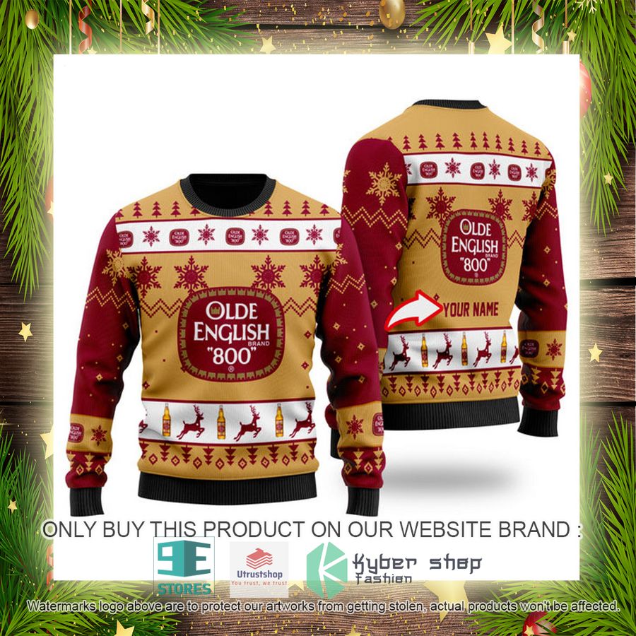 personalized funny olde english 800 ugly christmas sweater 4 77871