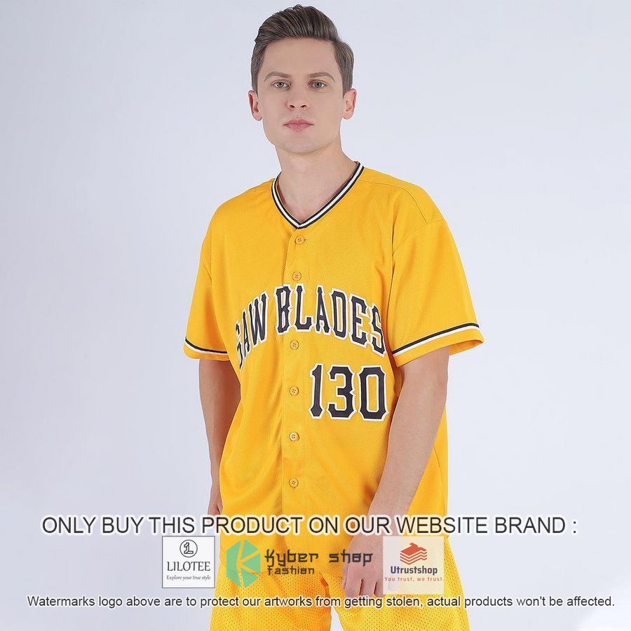 personalized gold black white baseball jersey 2 48447