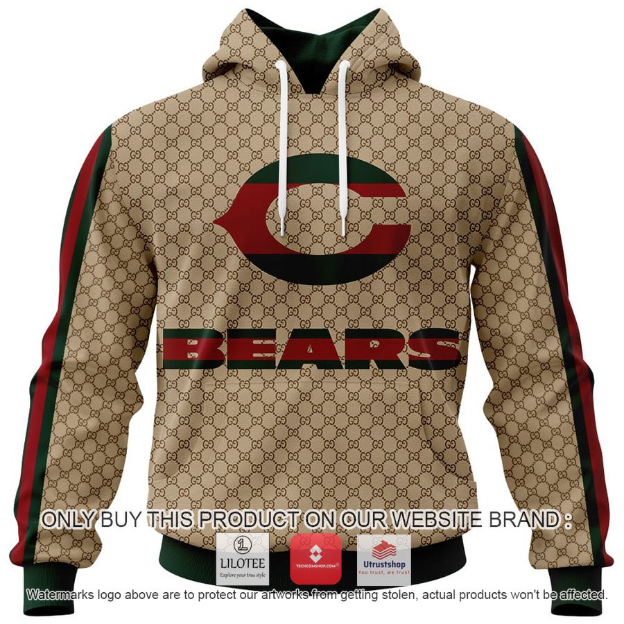 personalized gucci chicago bears 3d hoodie hoodie mask 1 10843