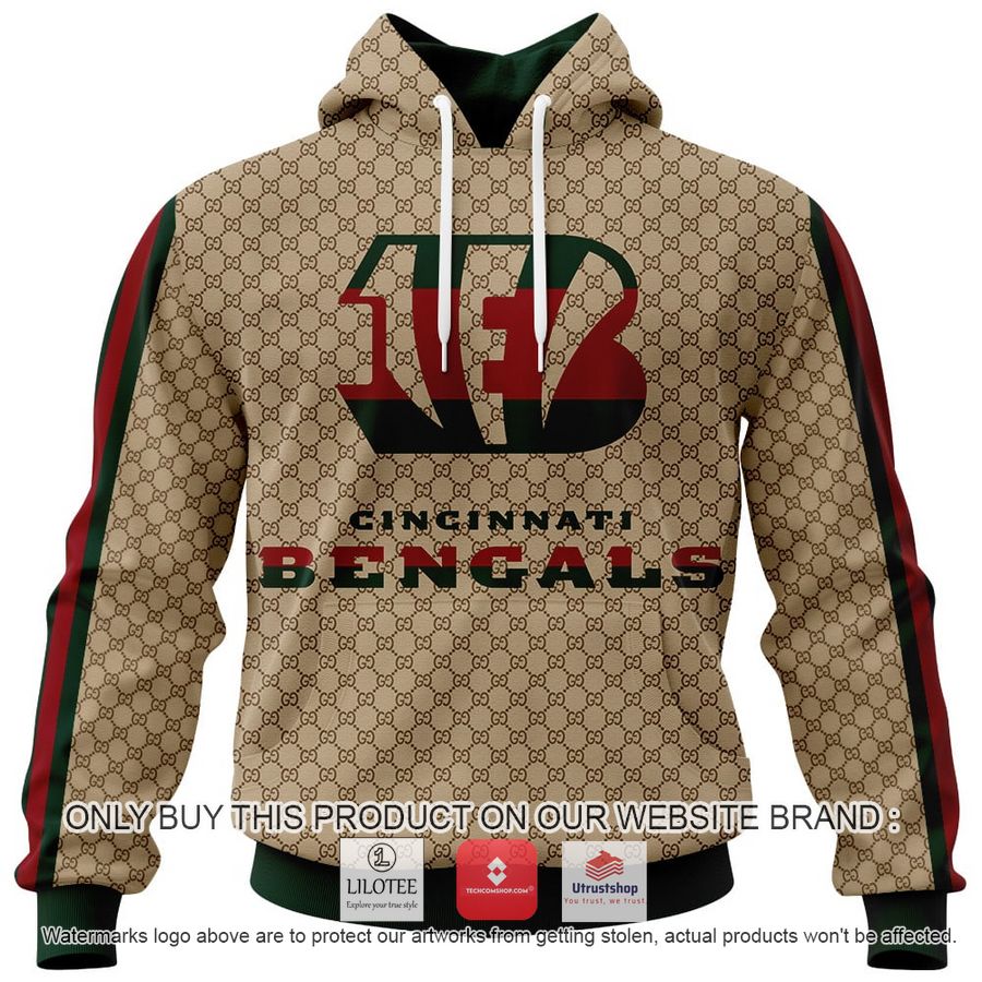 personalized gucci cincinnati bengals 3d hoodie hoodie mask 1 1748