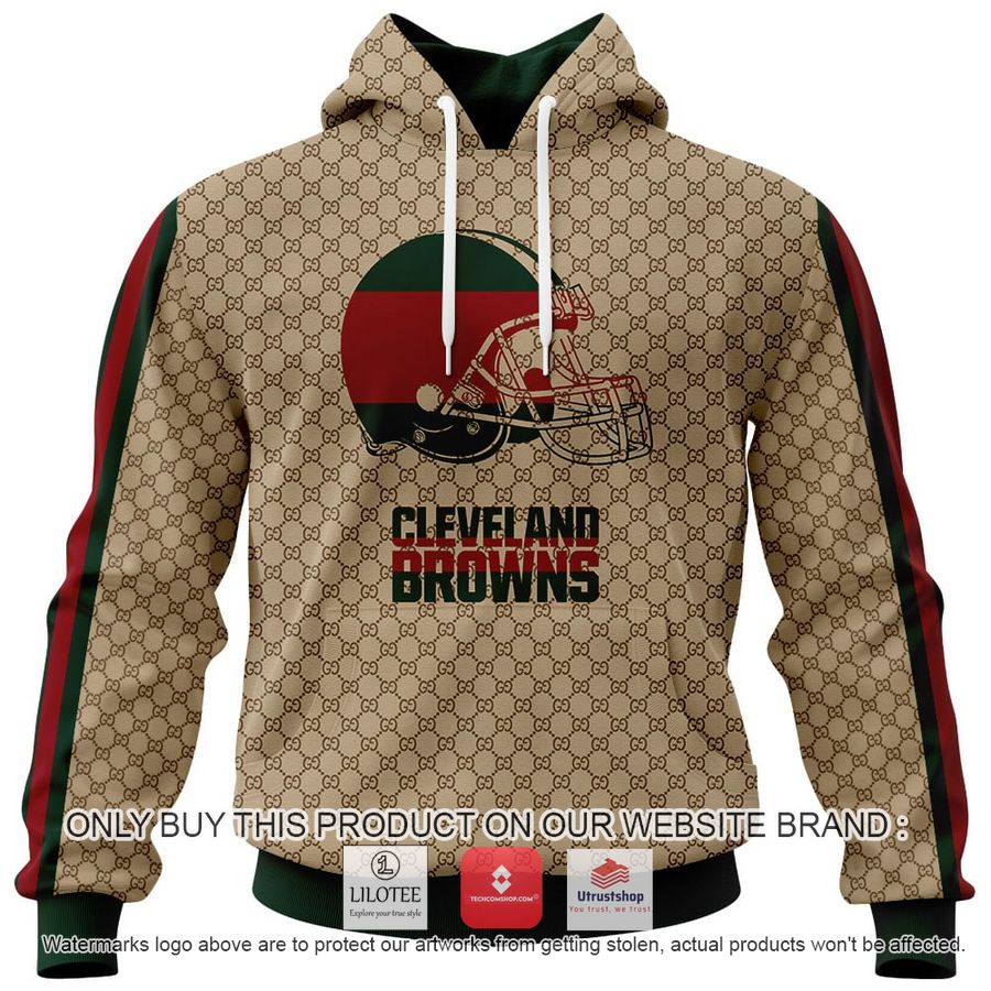 personalized gucci cleveland browns 3d hoodie hoodie mask 1 14983