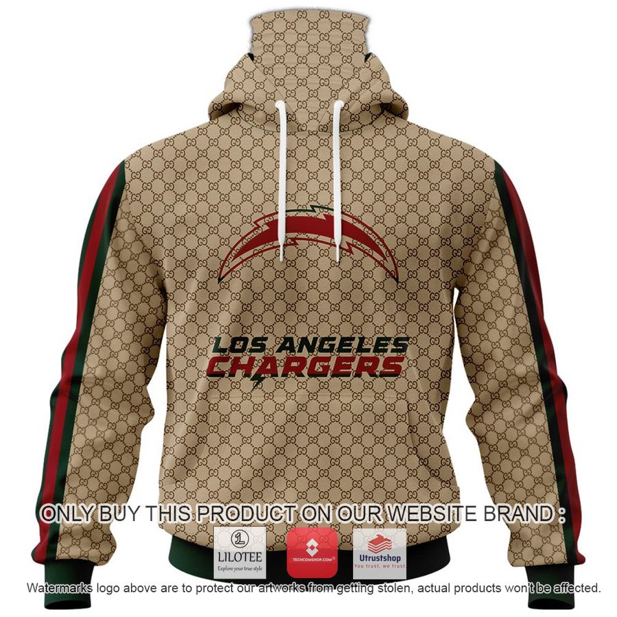 personalized gucci los angeles chargers 3d hoodie hoodie mask 3 17488