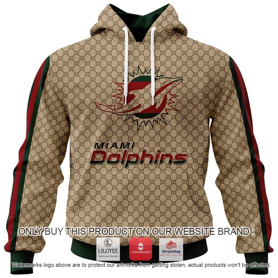 personalized gucci miami dolphins 3d hoodie hoodie mask 1 7986