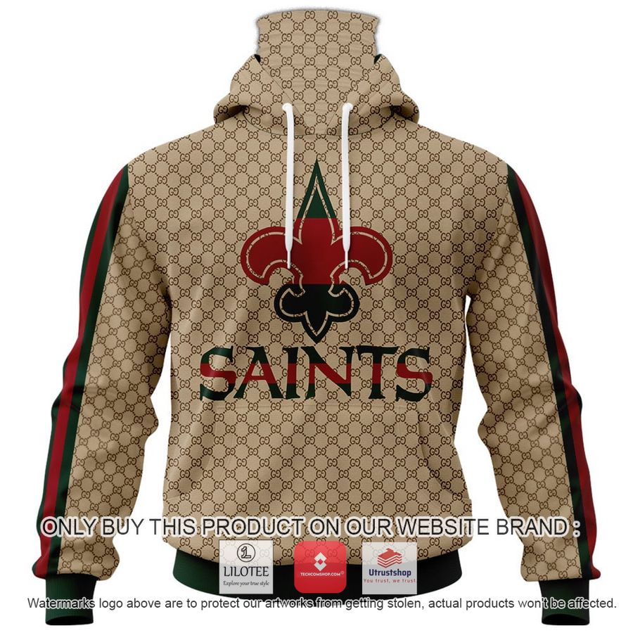 personalized gucci new orleans saints 3d hoodie hoodie mask 3 58587