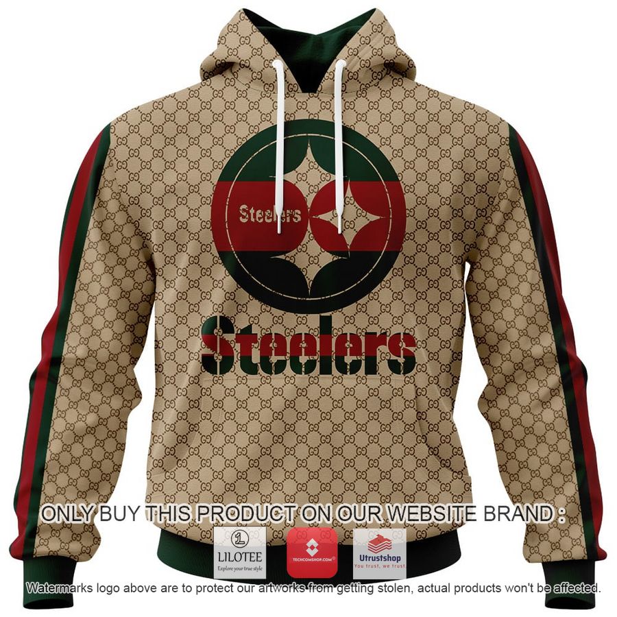 personalized gucci pittsburgh steelers 3d hoodie hoodie mask 1 98301